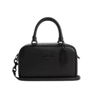 Coach Midnight Black Satchel